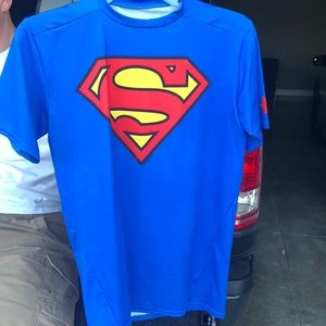 Under Armour Superman compression shirt large